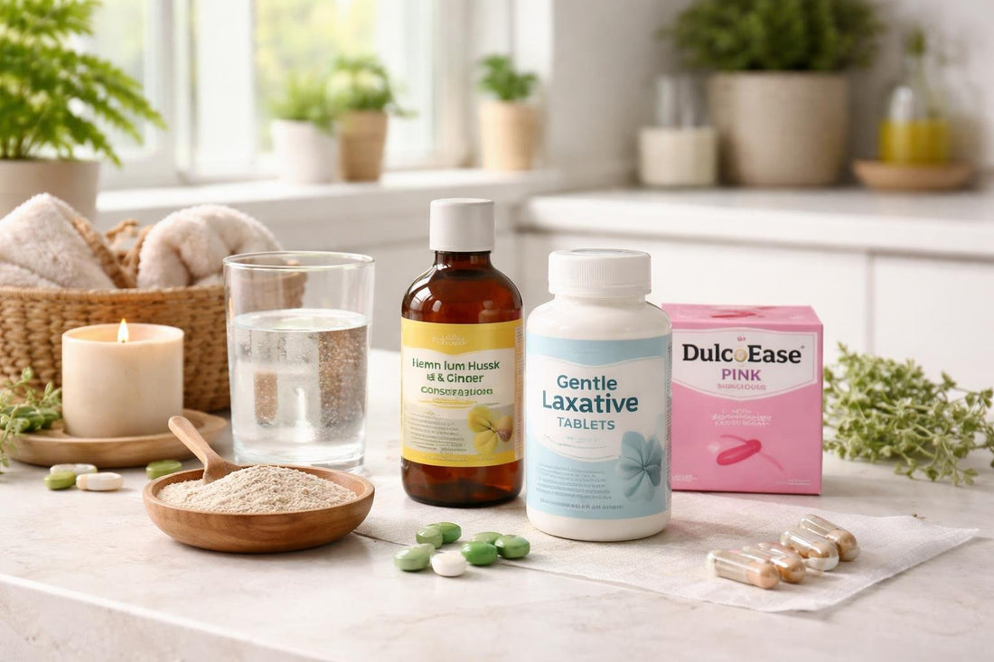 Assorted gentle laxatives for sensitive stomachs UK