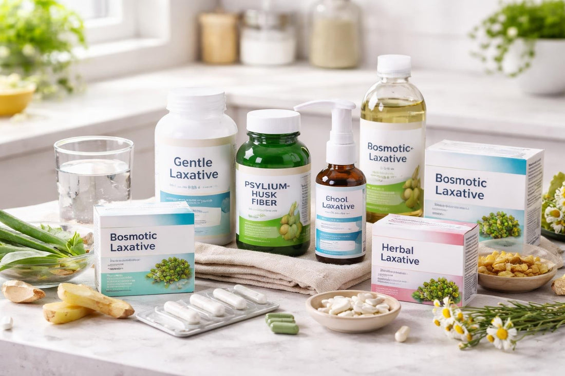 Assortment of gentle digestive laxative options