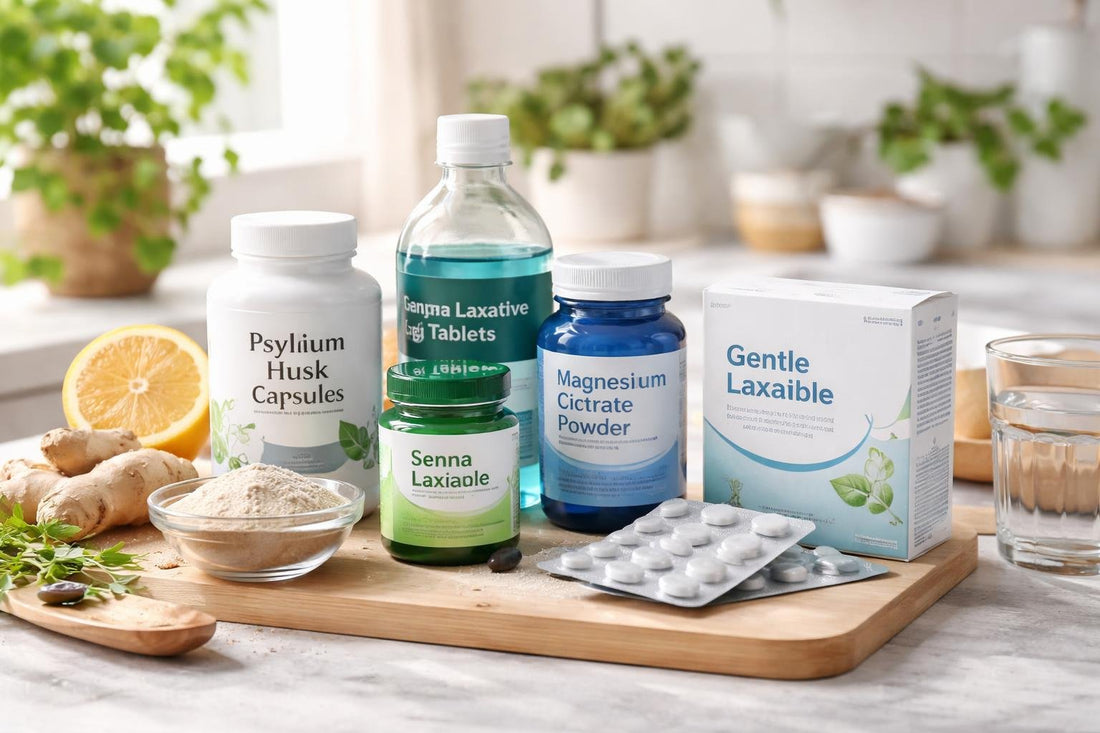 Assorted digestive laxatives for sensitive stomachs