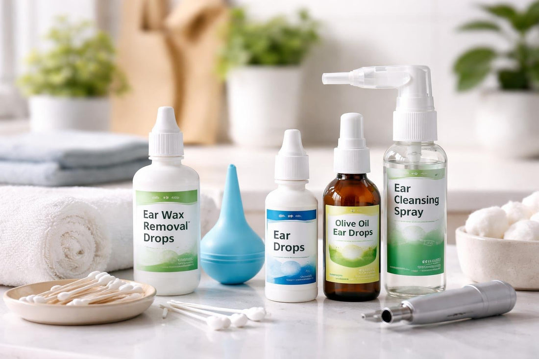 Ear drops and ear care essentials for seasonal blocked ears