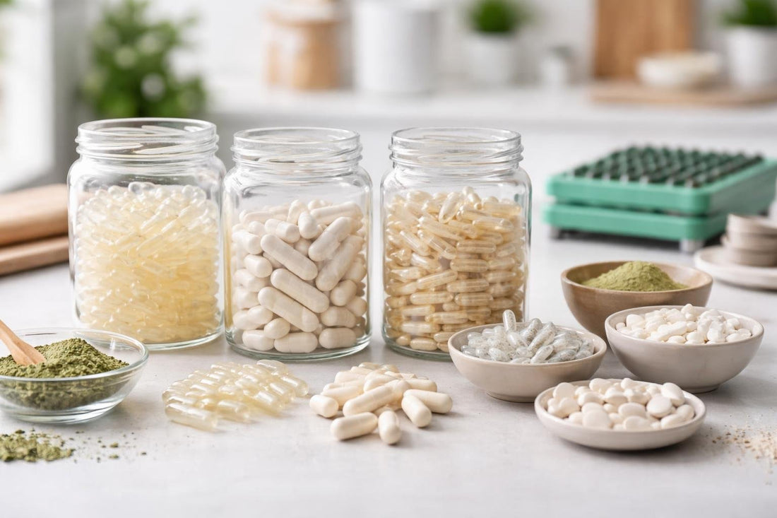 Size 00 empty gelatin capsules and alternatives