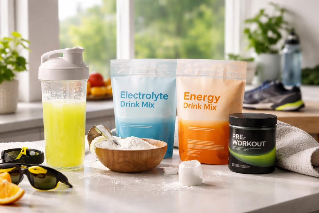 Endurance and energy powder drink mix for long runs