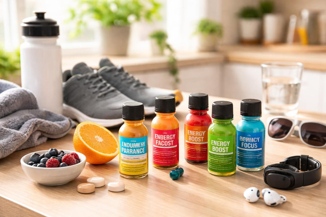 Endurance and energy shot collection for beginner runners