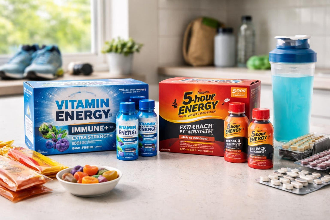 UK runner choosing endurance energy shot collection