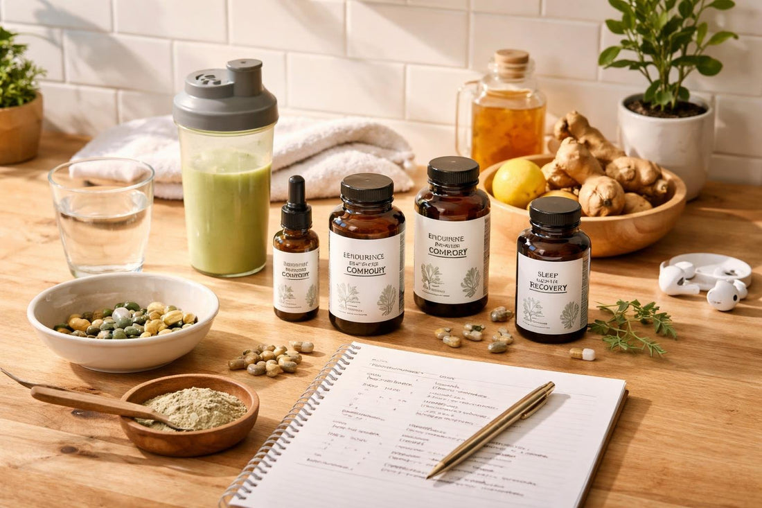 Endurance supplements and herbal performance routine planning