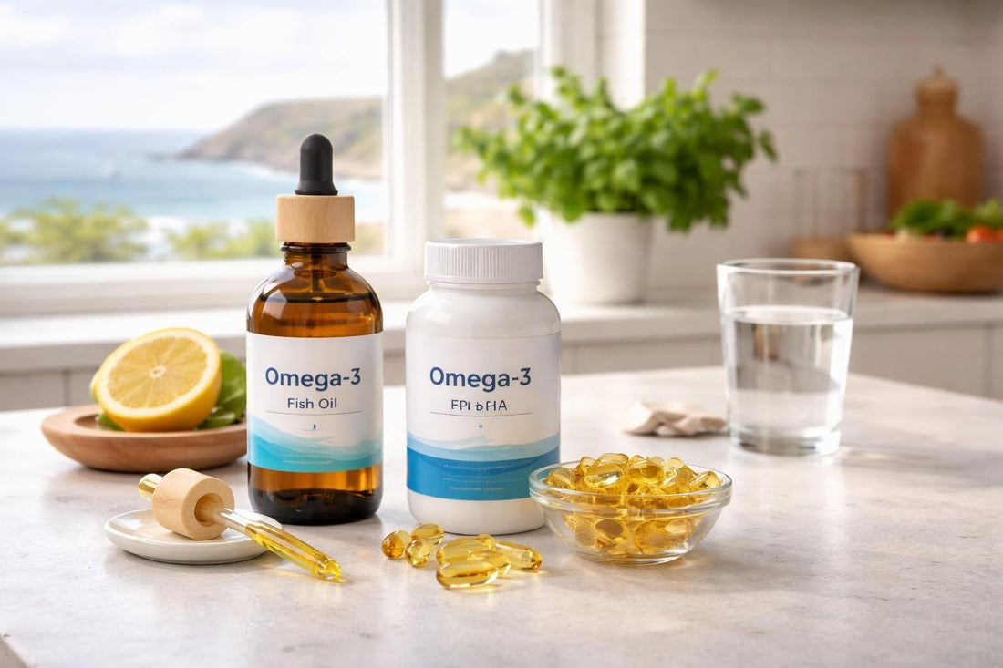 EPA omega 3 supplements capsules and liquid in Cornwall