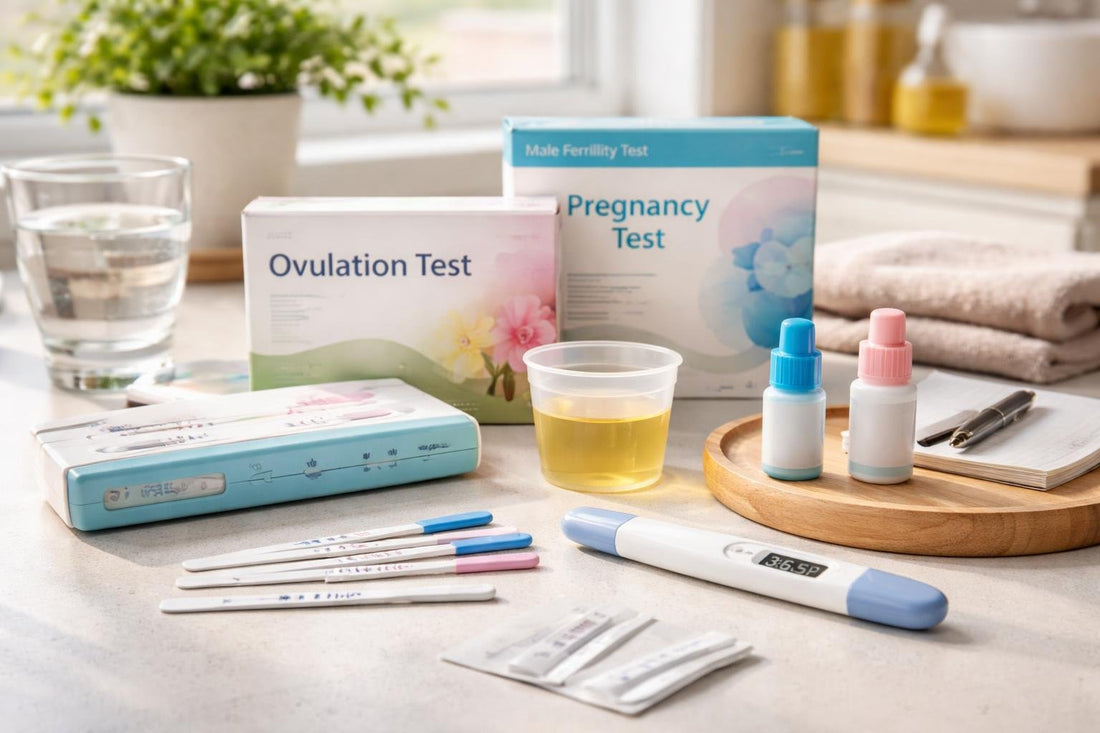 Home family planning test kits for seasonal at-home results