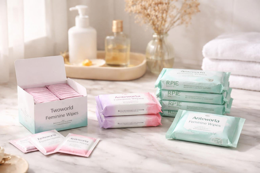 vs of feminine wipes and travel packs