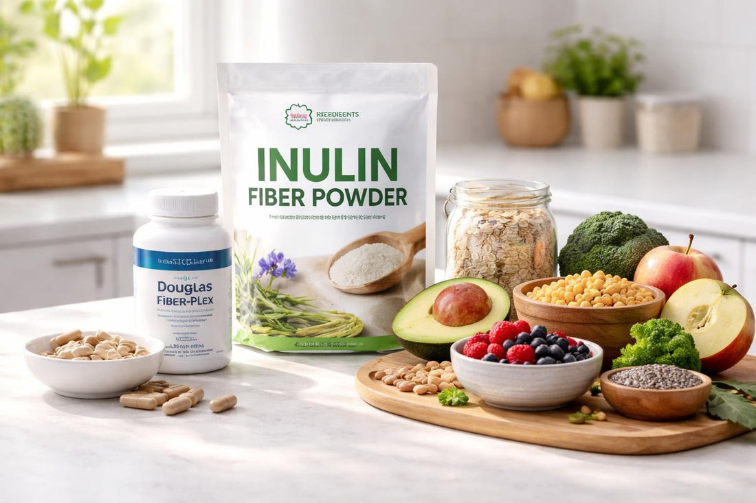 Assorted dietary fibre supplements and natural food alternatives