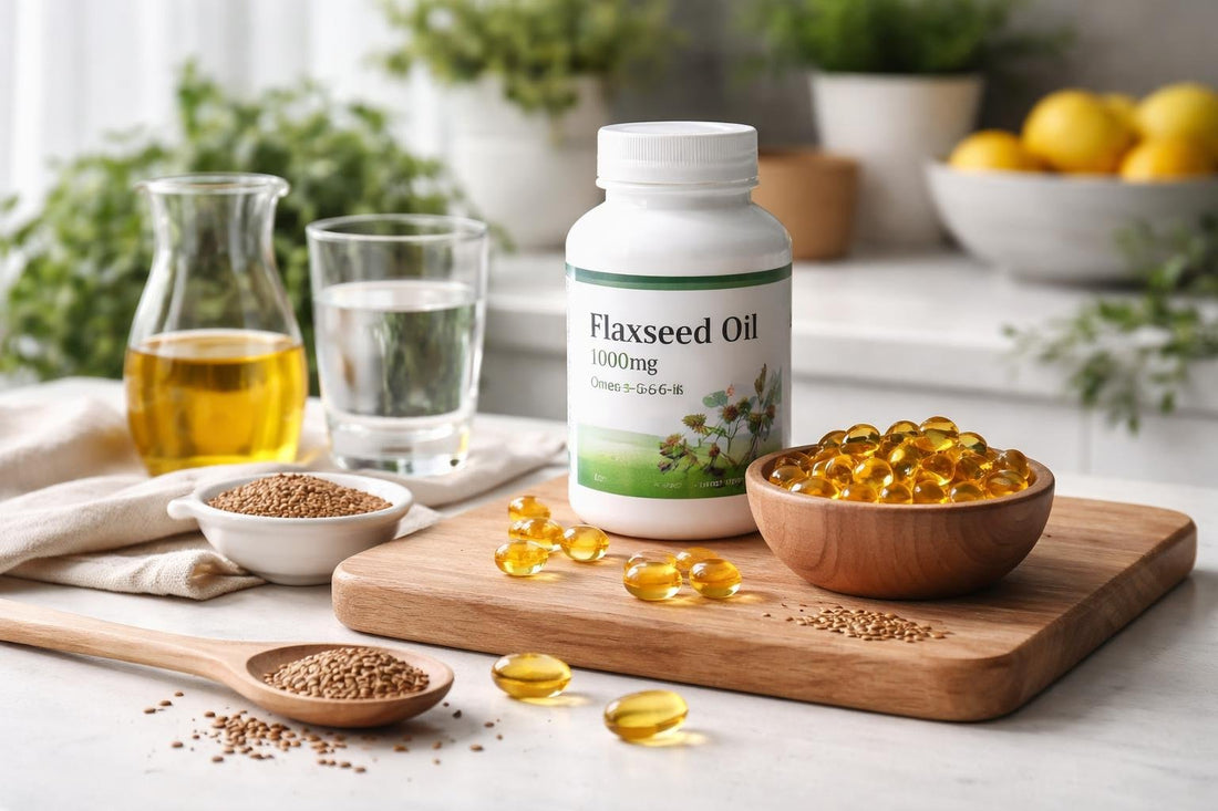 Easy swallow flax seed oil capsules in Yorkshire