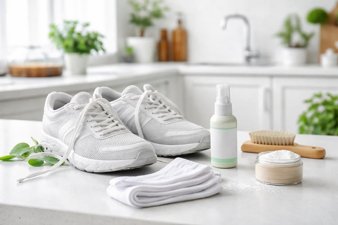Fresh socks and trainers for foot odour control