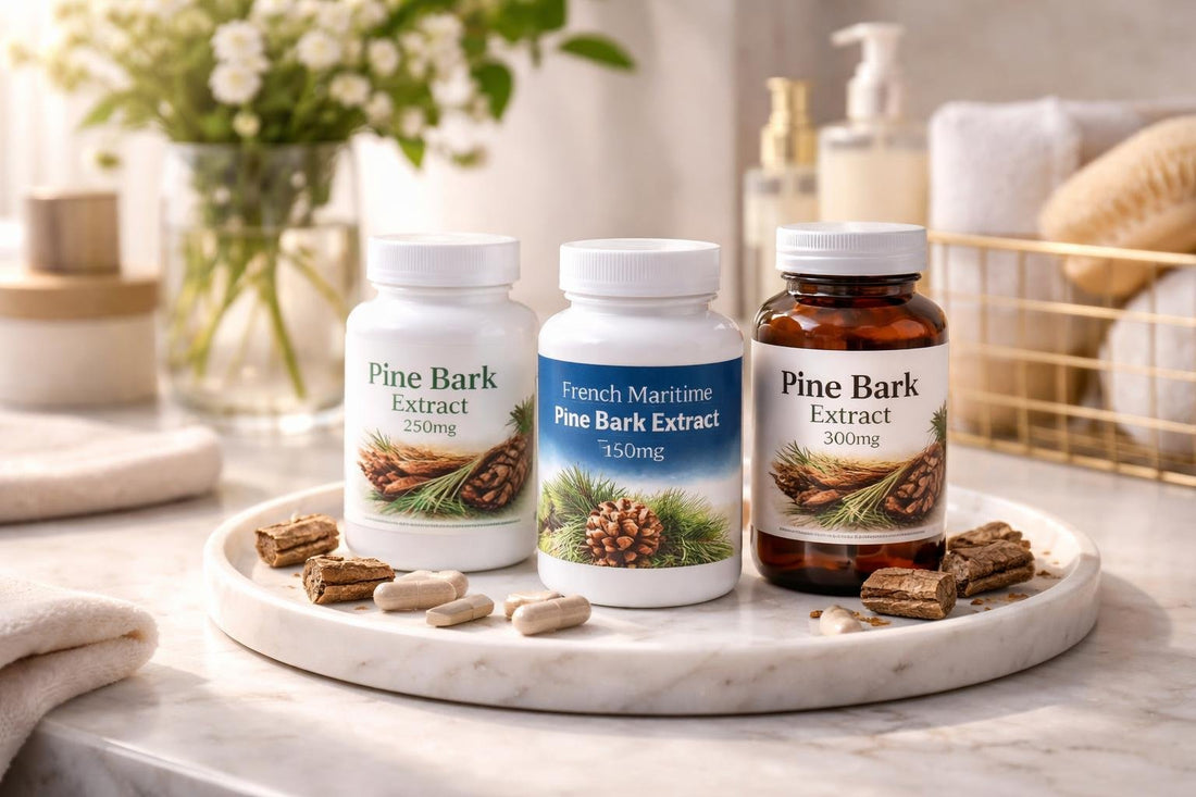 French maritime pine bark extract supplement bottles UK