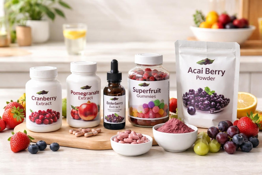 Selection of fruit extract supplements in UK setting