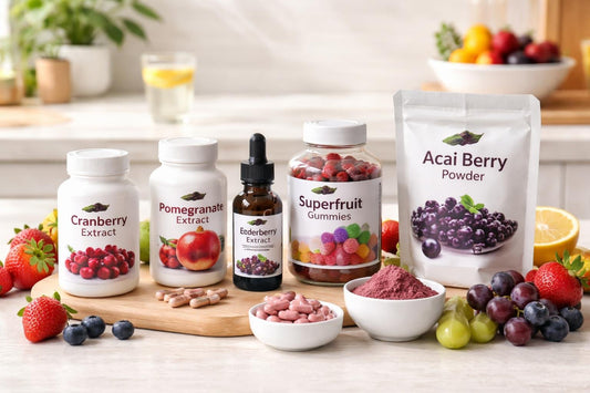 Selection of fruit extract supplements in UK setting