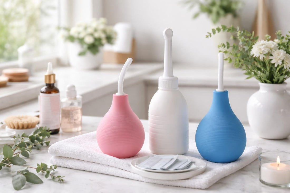 Gentle feminine douche and enema options for home use