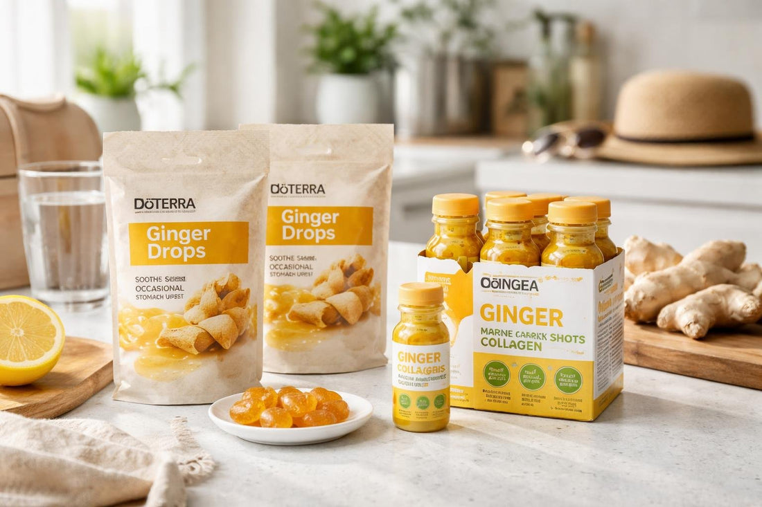 Ginger supplements selection for travel nausea relief