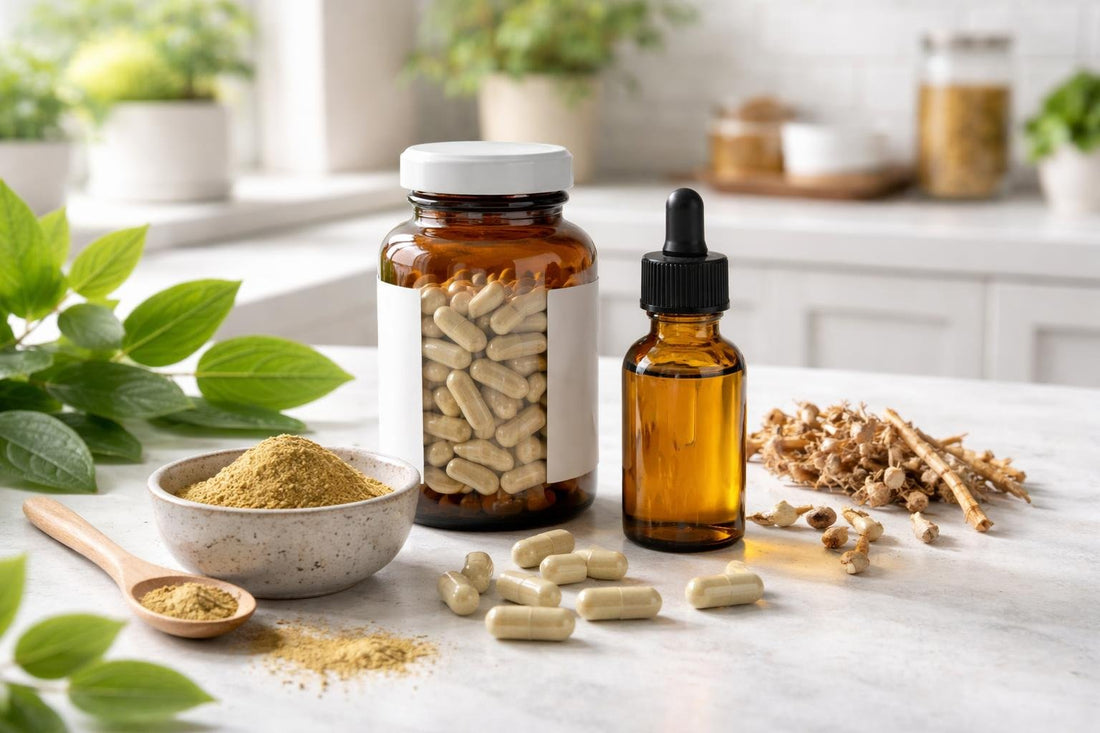 Goldenseal supplement capsules tincture and powder