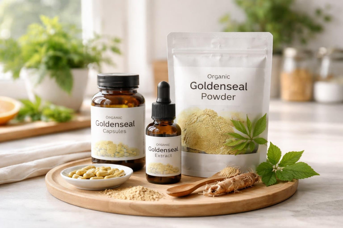 Goldenseal botanical supplement options for seasonal wellness routine