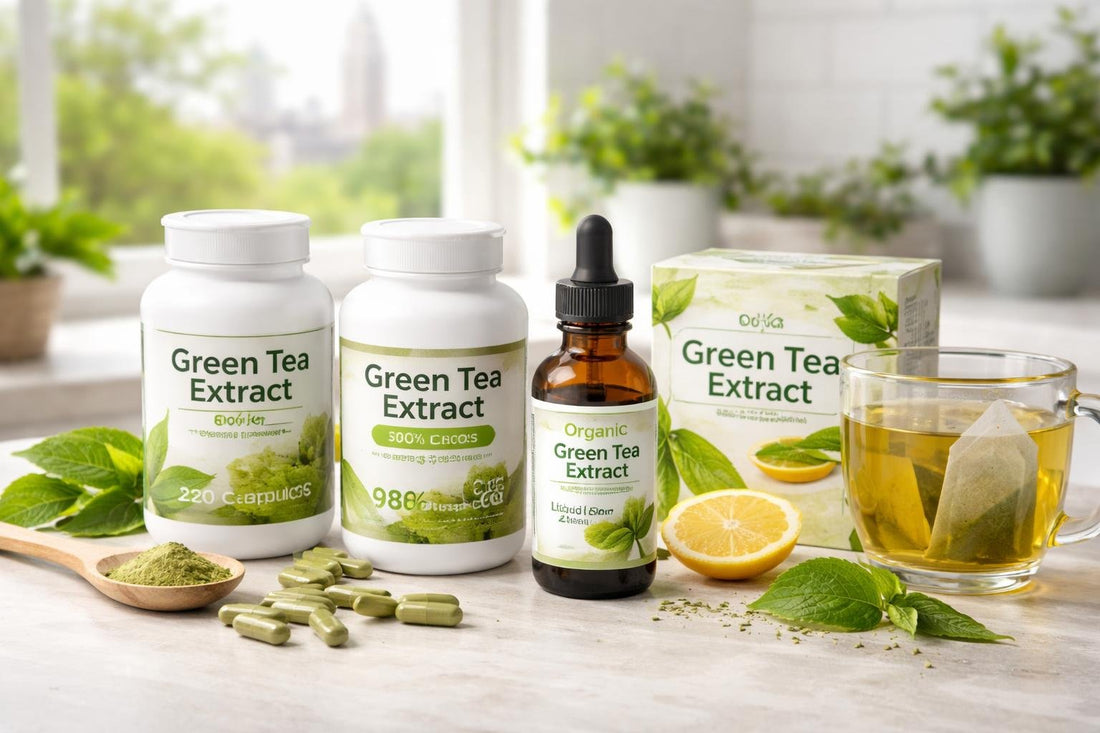 Green tea extract supplements selection for London shoppers