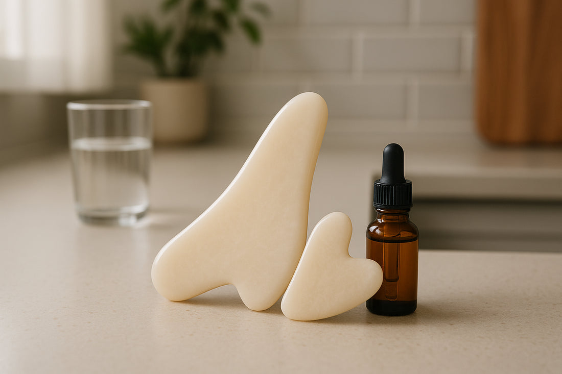 Gua sha tools for jawline and body massage