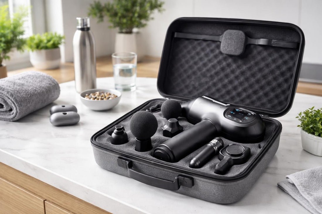 handheld massagers kit with multiple attachments