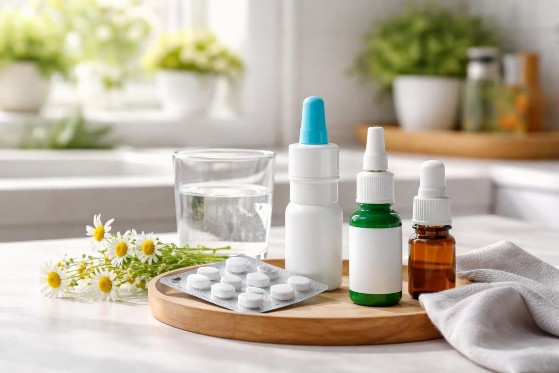 Hay fever essentials: sprays, tablets and eye drops
