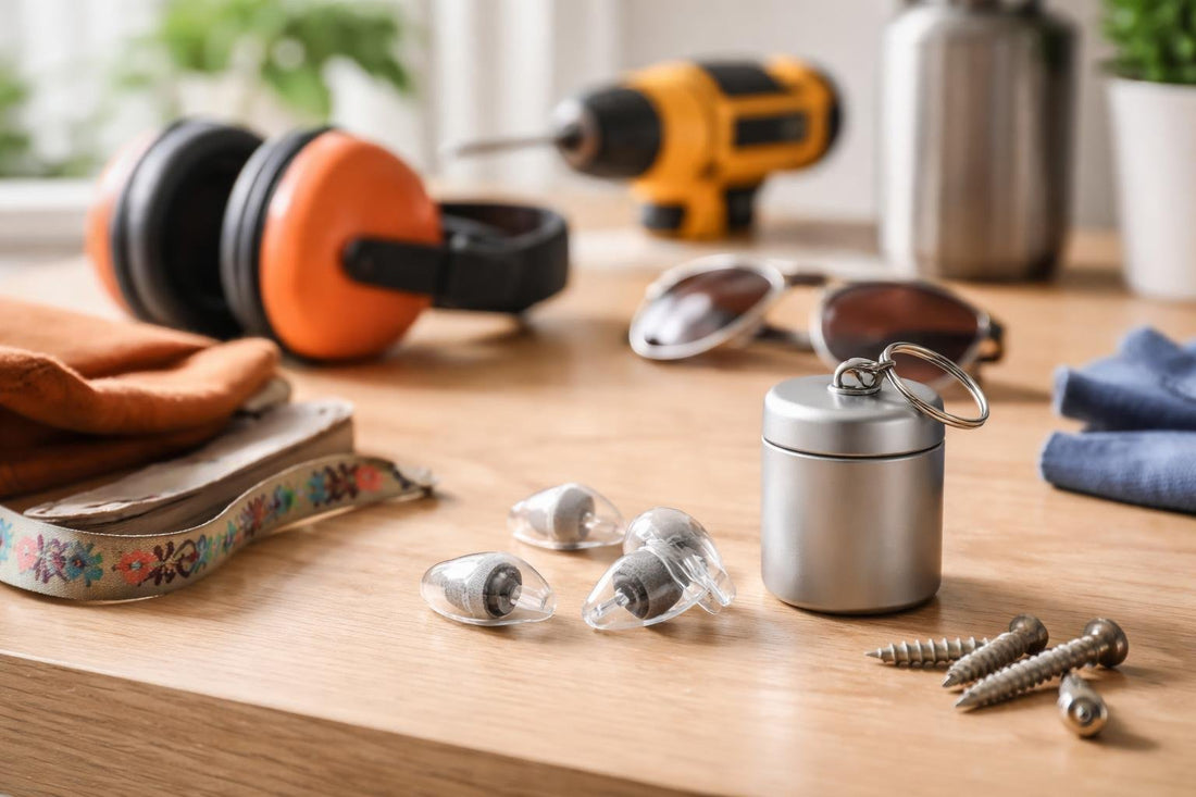 Reusable hearing protection earplugs for concerts and DIY