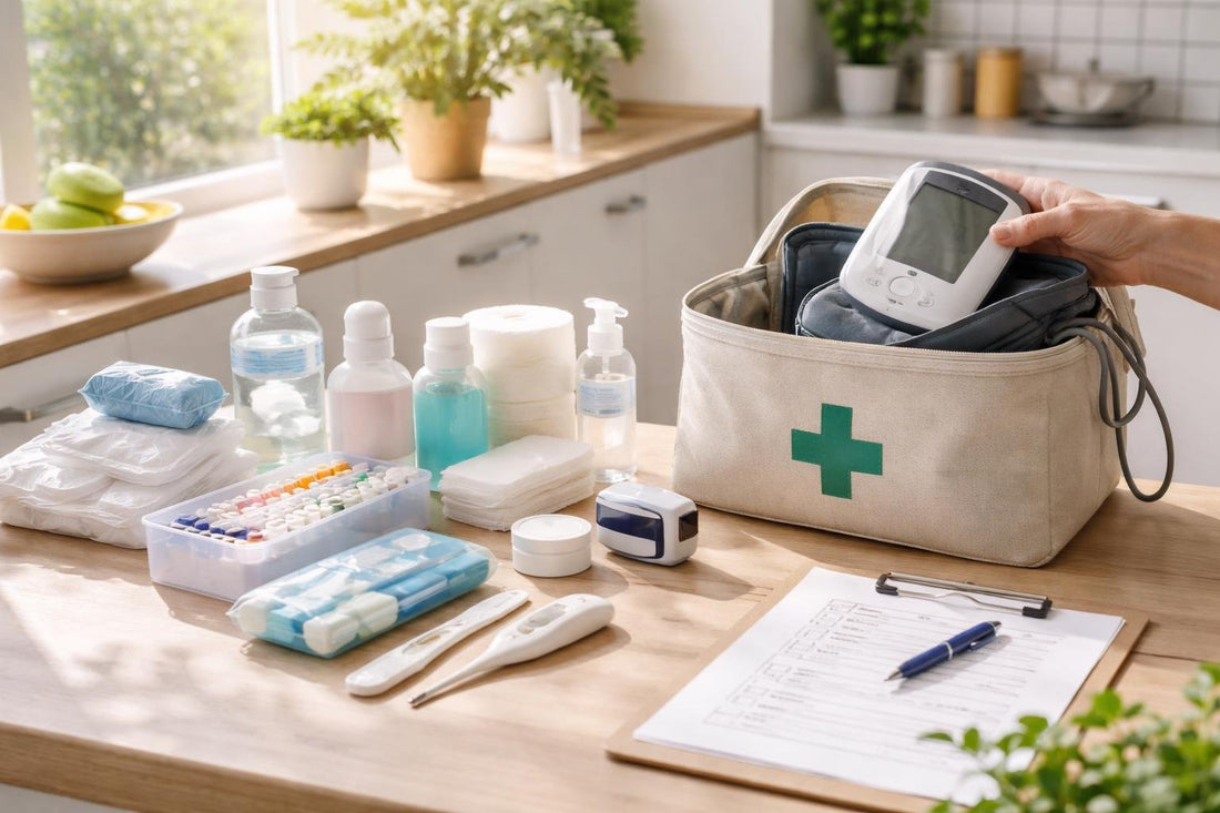 London carer organising home medical supplies and equipment