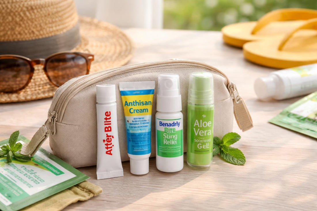 travel-sized insect bite treatment kit for summer