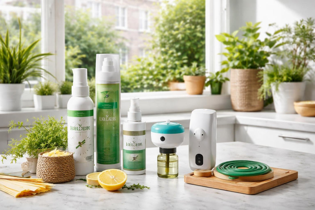 Various insect repellent products for urban flats