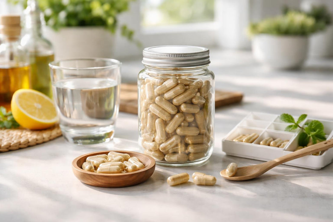 Chondroitin and glucosamine complex capsules for daily joint support