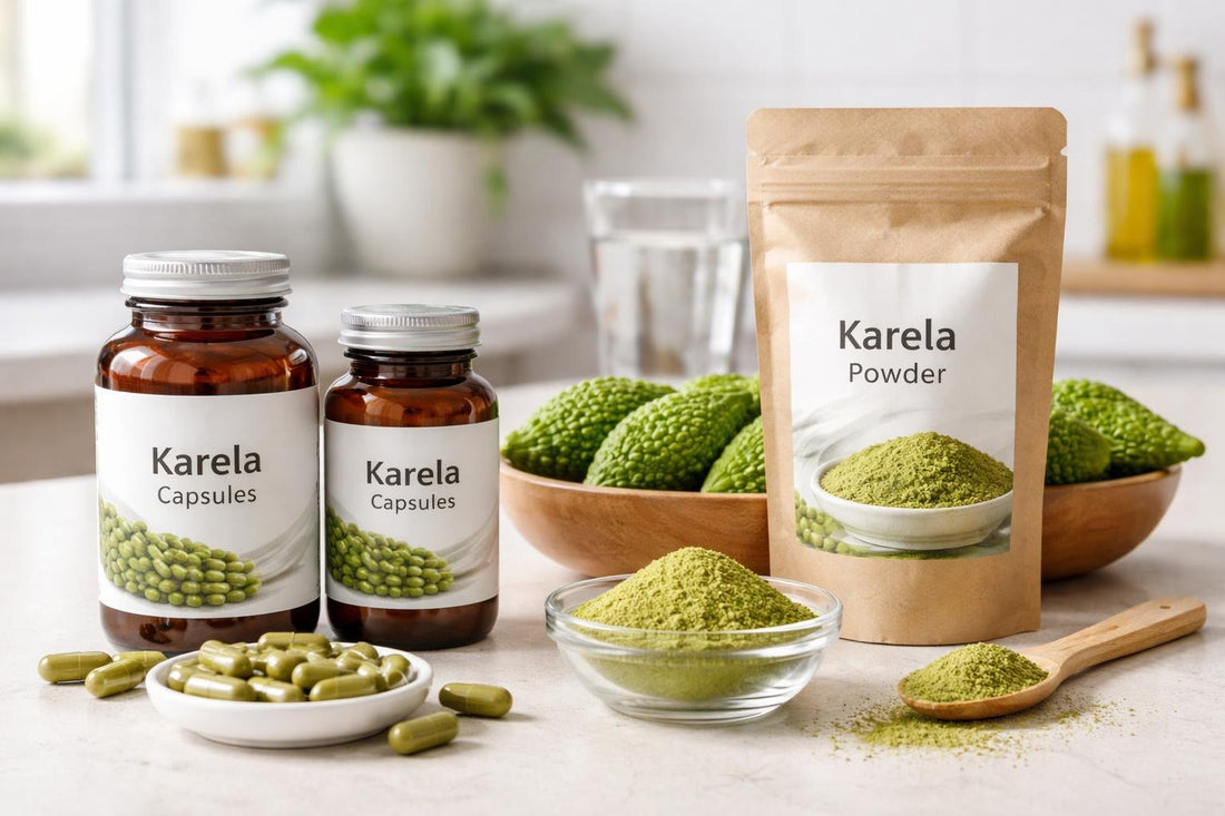 Karela supplement capsules and powder options in Greater Manchester
