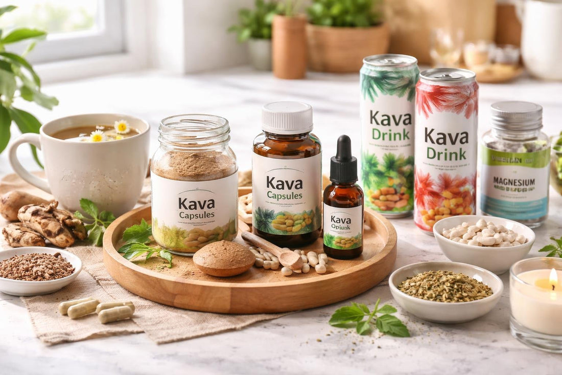 Kava products and relaxation formats for beginners