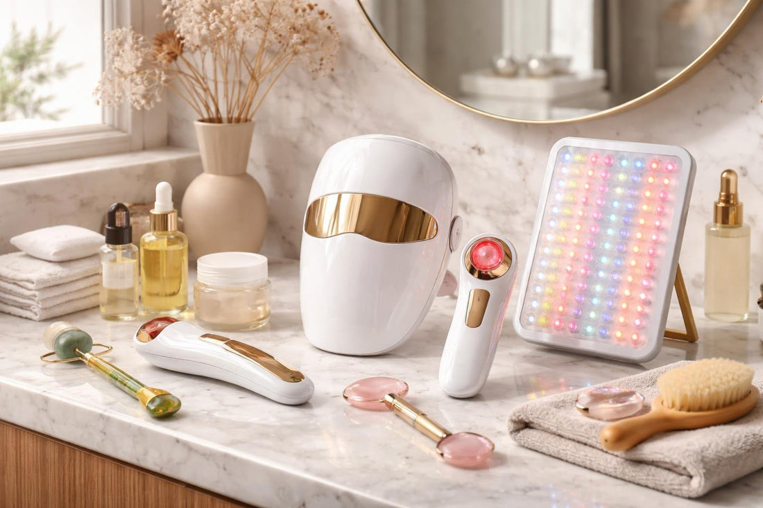 light therapy devices collection and alternatives for home skincare