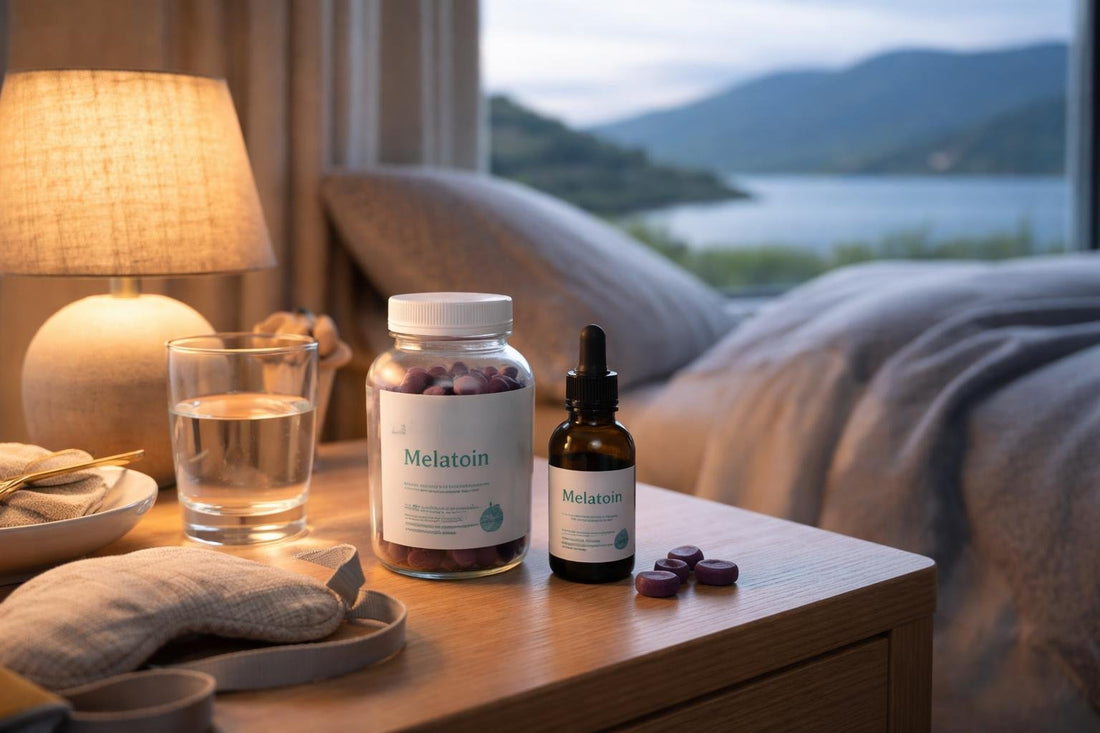 Melatonin supplements and bedtime routine essentials in Scotland