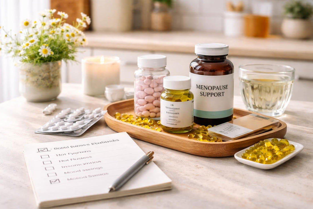 Menopause treatment options explained with simple symptom checklist