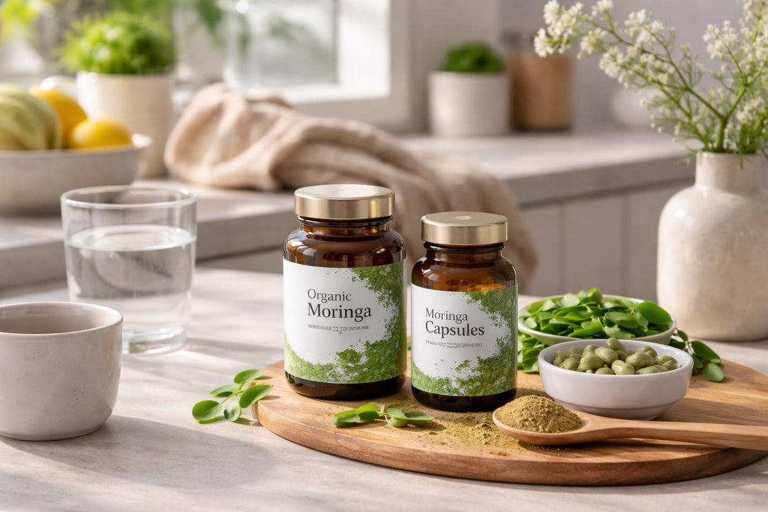 Moringa leaf supplement routine for changing UK seasons