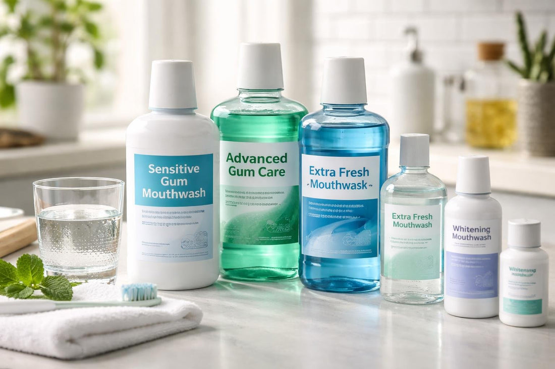Professional mouthwash and alternatives for sensitive gums