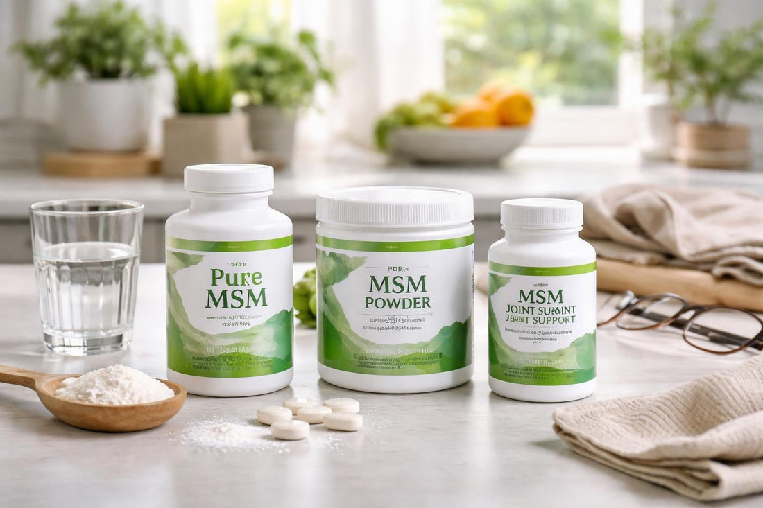 MSM supplement range for seasonal joint mobility support