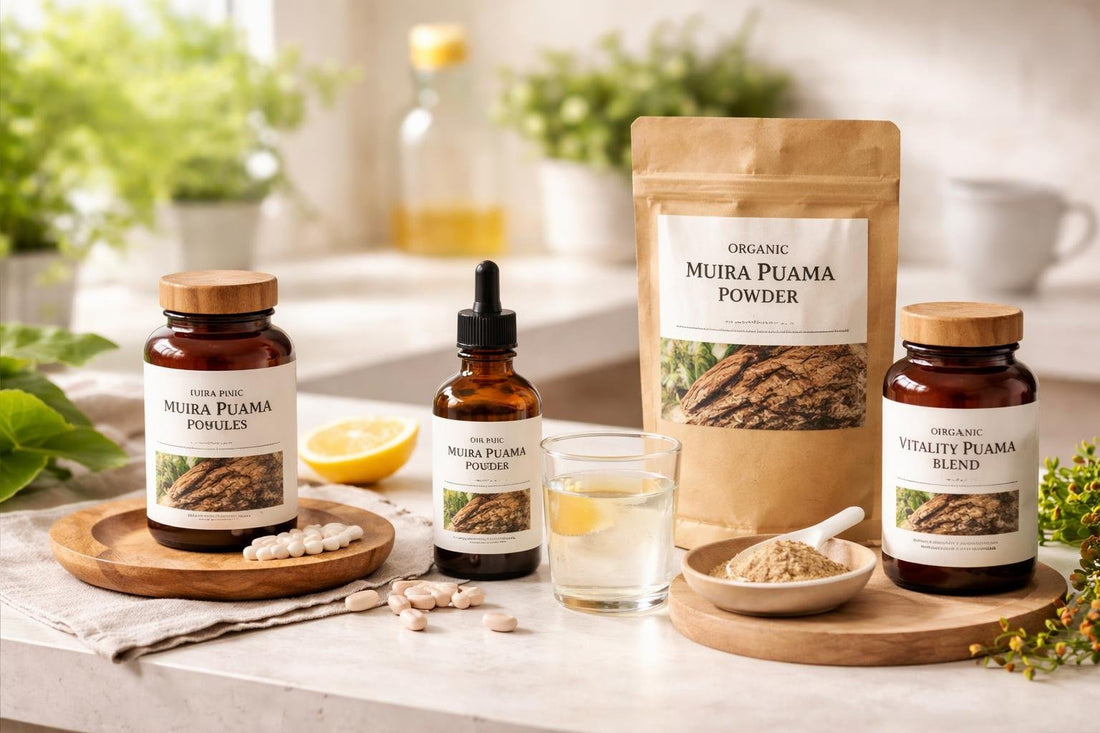 Muira puama herbal supplement formats for beginner levels