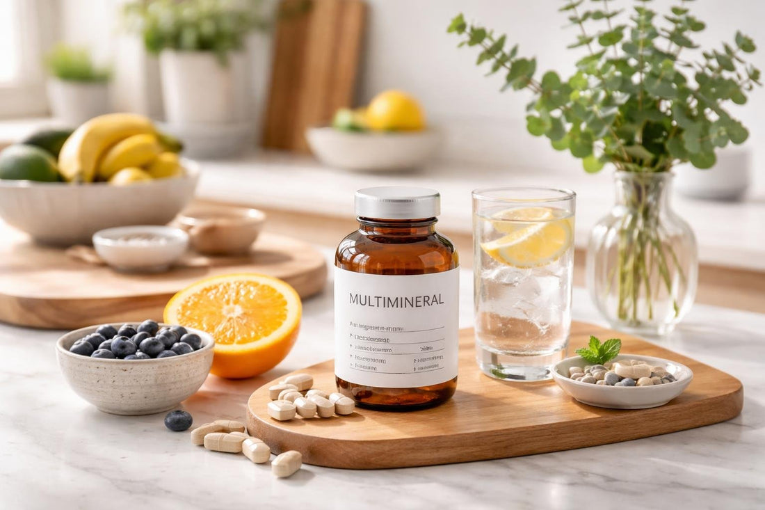 Multimineral mineral supplements with key minerals for seasonal routines