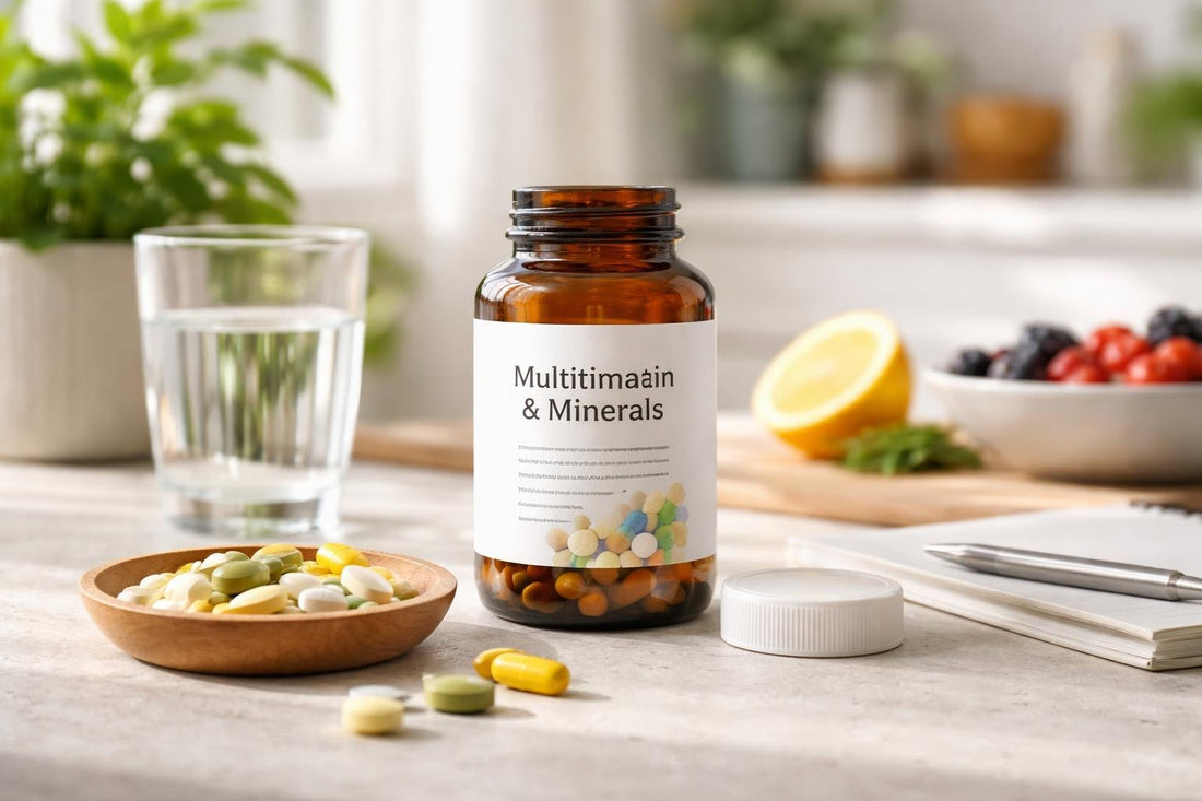 Troubleshooting combination multivitamin bottle and pills
