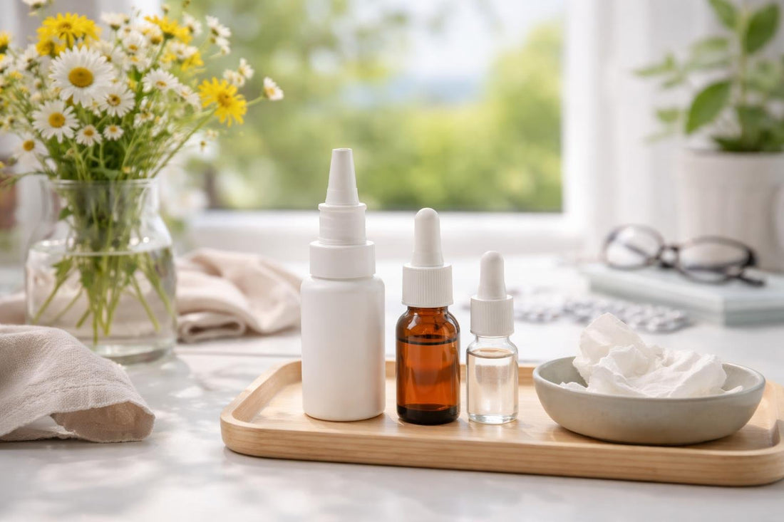 Nasal spray and drops for hay fever relief in Scotland