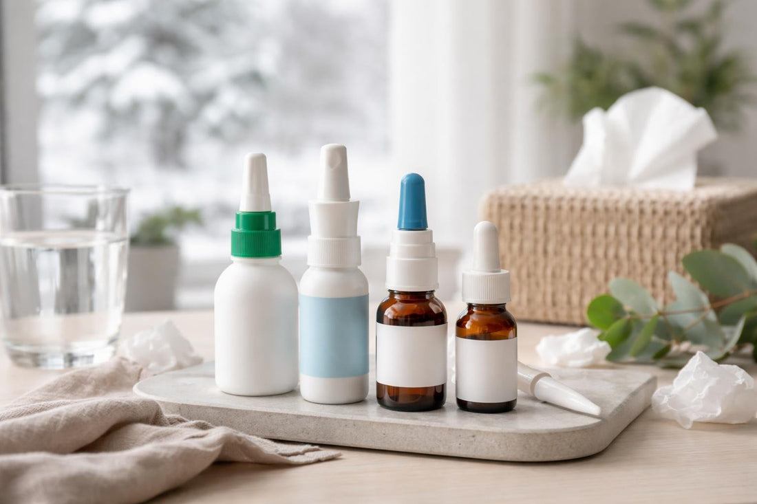 Selection of nasal sprays and drops for winter