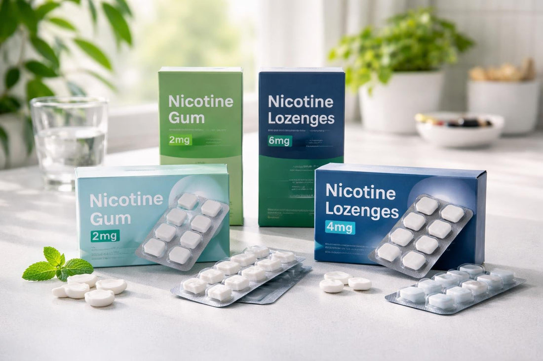 Nicotine gum and lozenges by smoking level guide