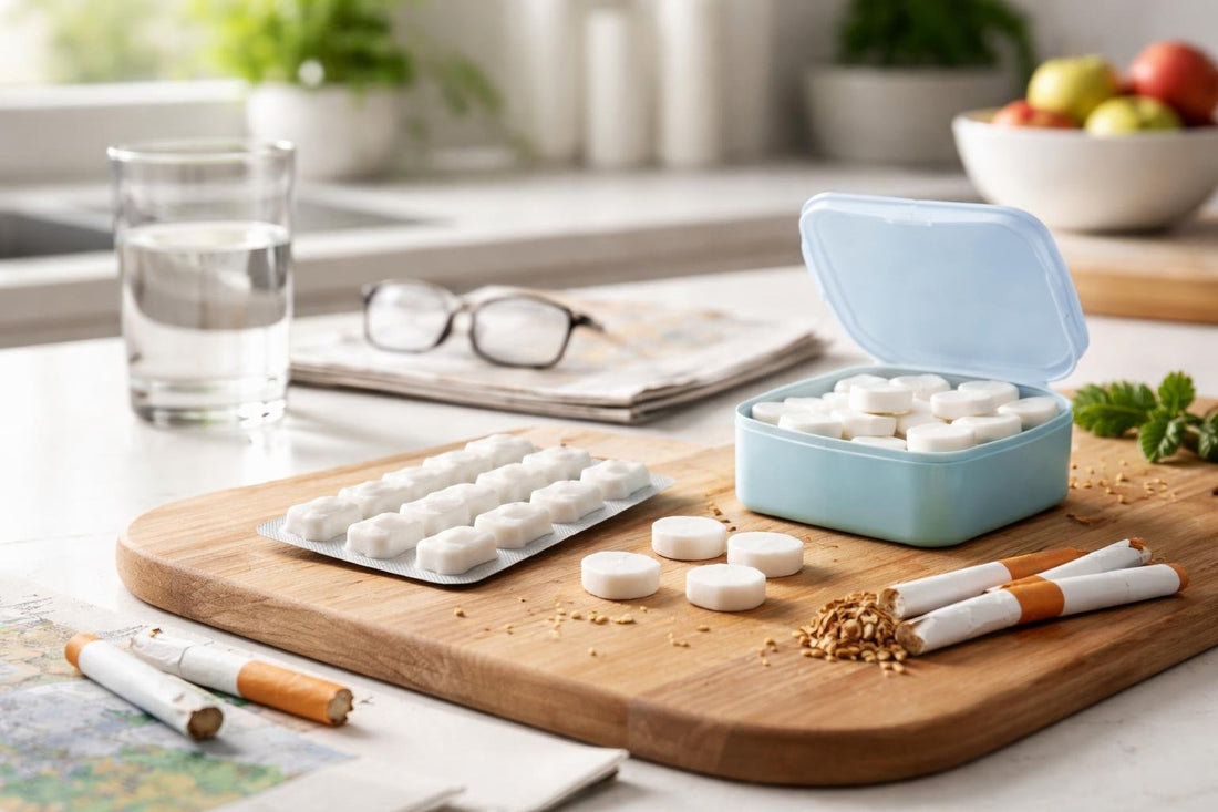 Nicotine gum and lozenges for quitting smoking in Scotland