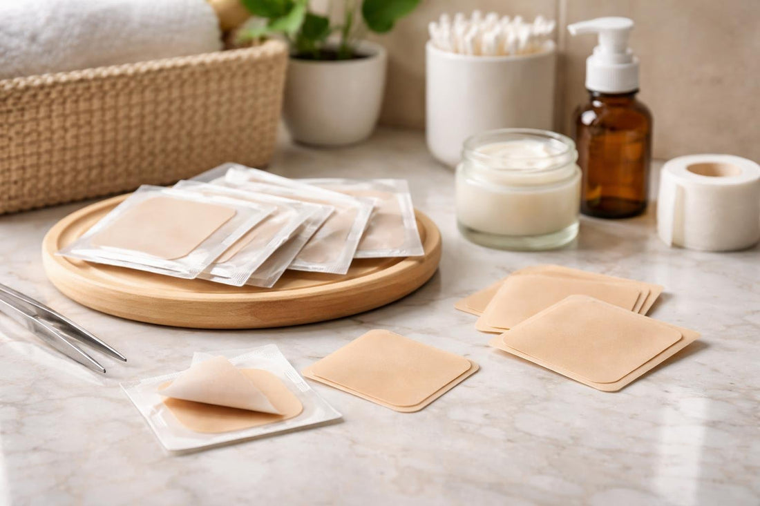 Assorted nicotine patches for quitting smoking