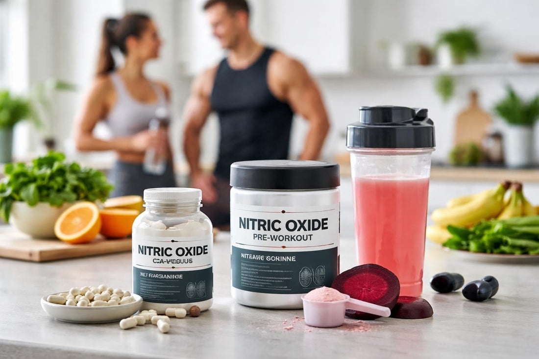 Beginner and advanced athletes choosing nitric oxide supplements