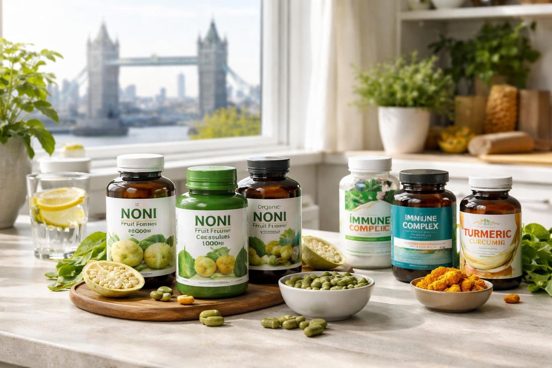 Noni supplements and alternatives on London shelf