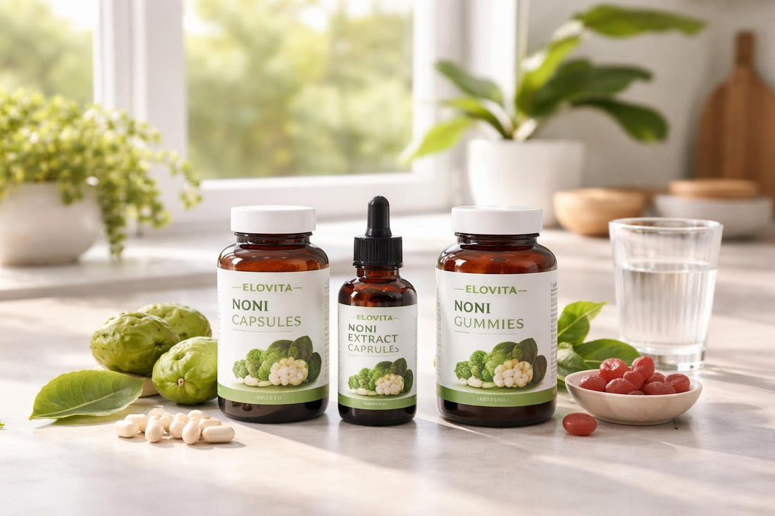 Noni herbal supplements for seasonal everyday wellbeing routine